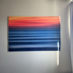 40” X 60” Gloss Metal Art Abstract