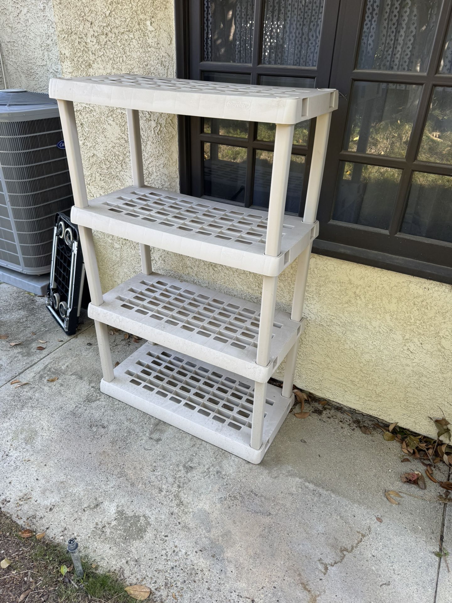 Sterilite Plastic Storage Rack 