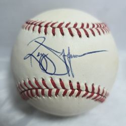 Reggie Jefferson Signed Baseball - Cleveland Indians, Boston Red Sox 