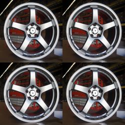 18 Inch Advan Racing GT Style BMW Wheels 18x8.5 +35 5x120 Set of 4