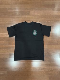 Black and Green Anti Social Social Club Tee Shirt