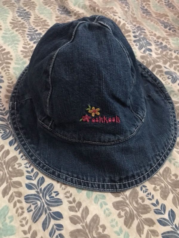 Oshkosh Girls blue denim cap or hat