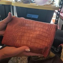 Jen&Co Leather Wristlet Purse