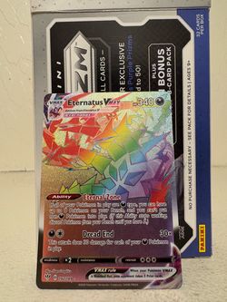 Pokémon TCG Eternatus VMAX Darkness Ablaze Rainbow full art Card