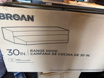Brand New White Range Hood 
