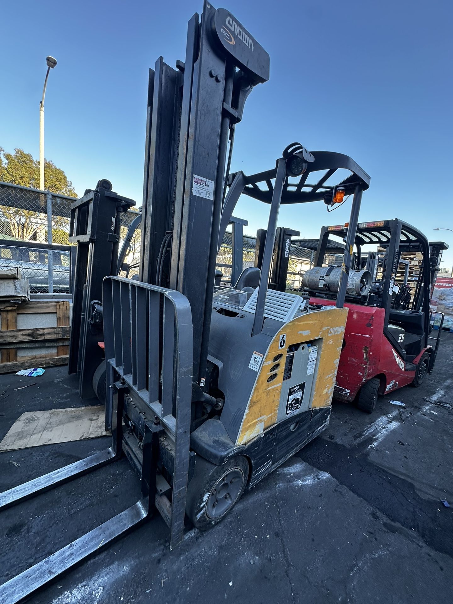 Yale Standing Electric Forklift