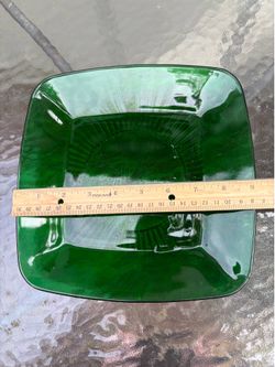 Vintage Green Plate