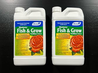 Monterey 12 qt. 16,000 sq. ft. Fish and Grow Organic Liquid Plant Fertilizer 9-6-2