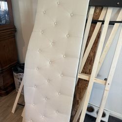 Queen Padded Headboard Platform Bed Frame 