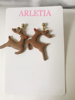 Reindeer Earrings 