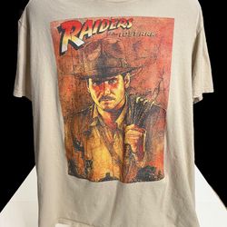 Indiana Jones Raiders of the Lost Ark XXL T-Shirt - Vintage Style Movie Tee 