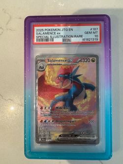 Pokemon Salamence ex PSA 10 Special Illustration Rare #187