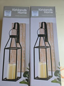 Kirkland hanging lantern sconces