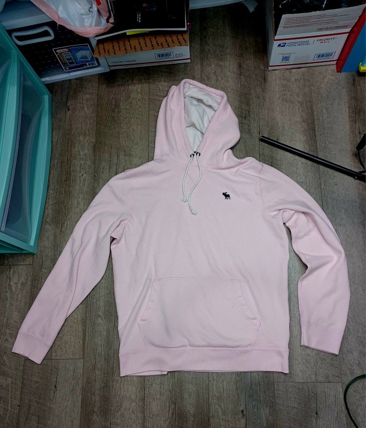 🩷 Womens Pink Hoodie - Abercrombie & Fitch 