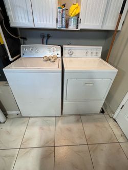 Washer and dryer