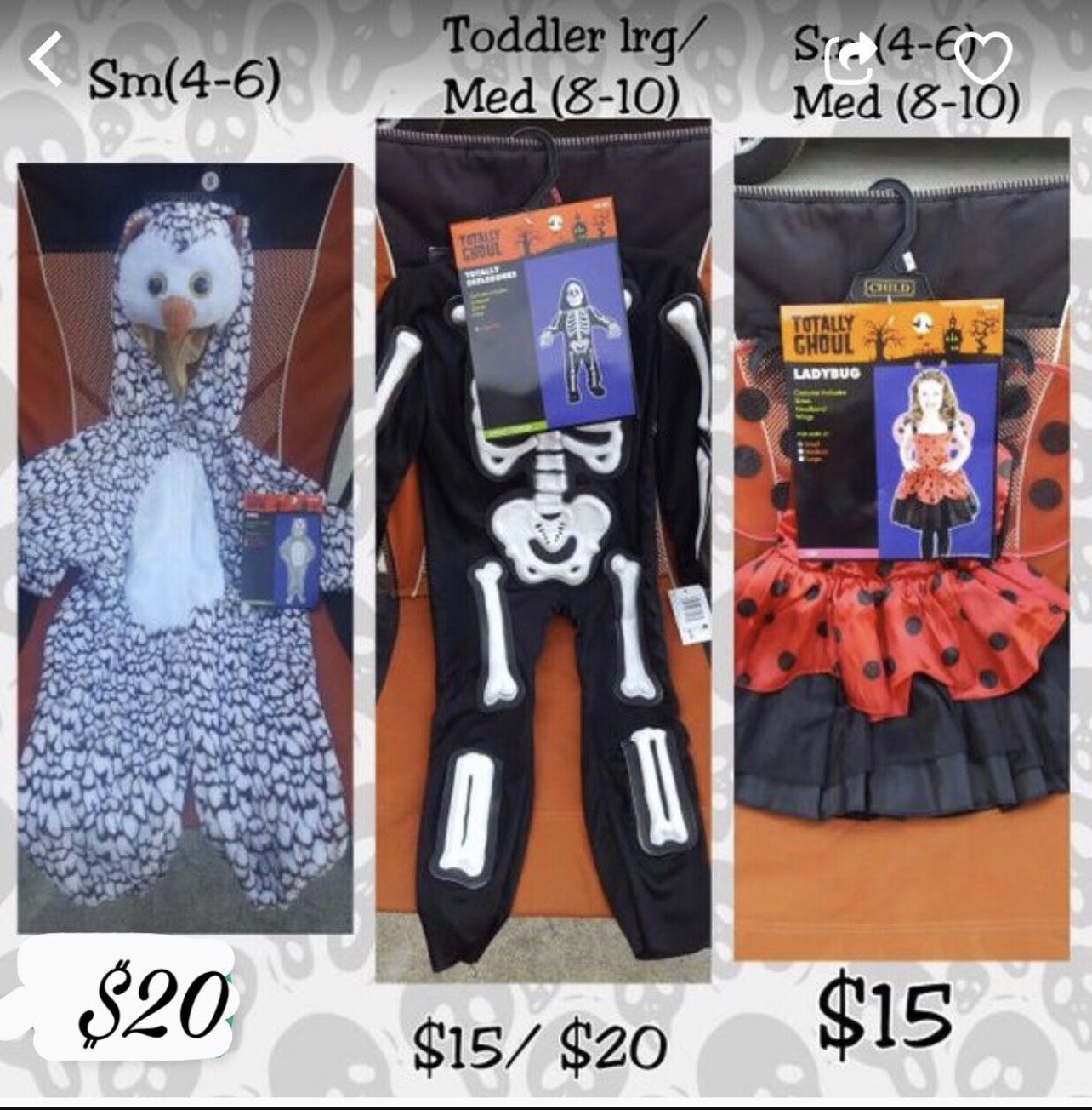 Kids/Toddlers Halloween Costumes