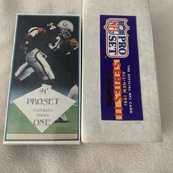 1991 Pro Set Football Card Set 1-812 including World League