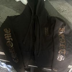 Authentic Chrome Hearts Zip Up 