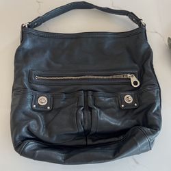 Black Leather Women’s Hobo Slouchy Handbag - Marc By Marc Jacob’s