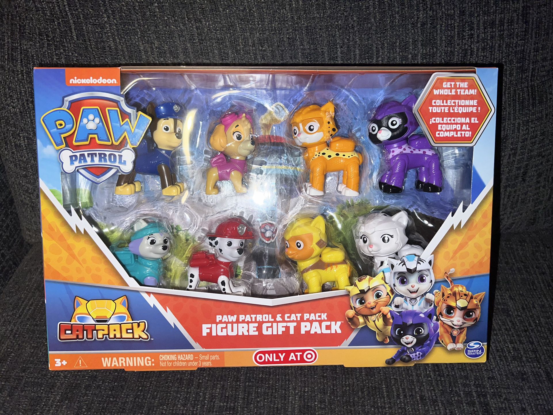 Paw Patrol And cat pack Figure Gift Set