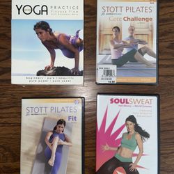 YOGA—STOTT PILATES AND SOUL-SWEAT. DVD