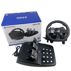 Logitech G923 Black WU0006 Racing Wheel For PS4/PS5/PC