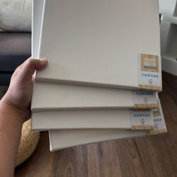 Set Of 4 Stretched Canvas 