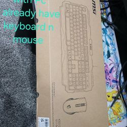 MSI Keyboard And Mouse