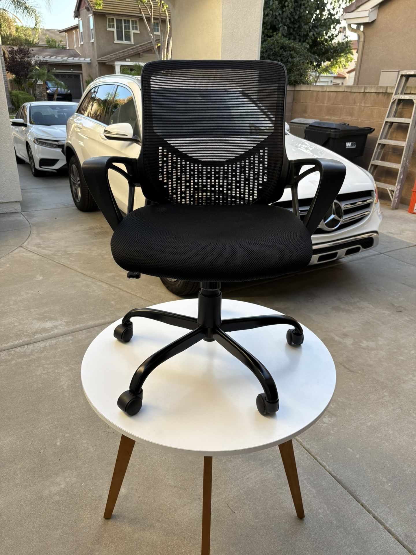 Ergonomic Mesh Office Chair - Black with Adjustable Features