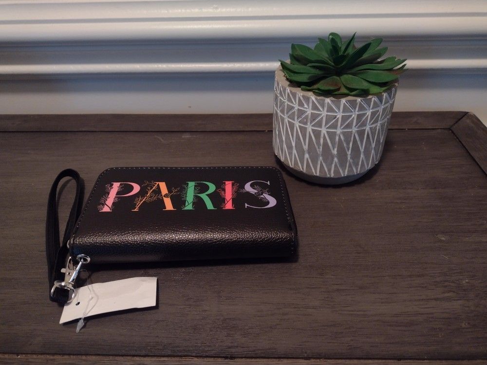 Paris Wristlet Wallet