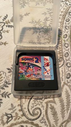 Sonic the Hedgehog 2 Sega Game Gear Cartridge