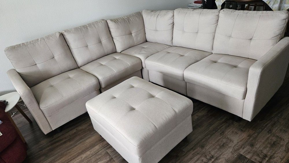 Sectional Sofa 6 Pieces