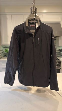 JanSport Black Full-Zip Softshell Jacket