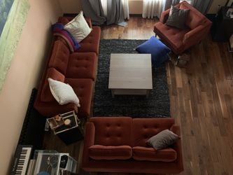 Couch set, console, coffee table, living room set