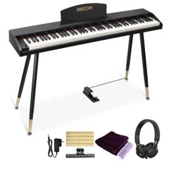  UISCOM 88-Key Semi-Weighted Digital Piano
