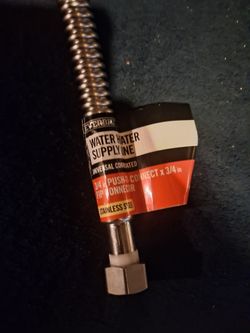 Everbuilt water heater supply line