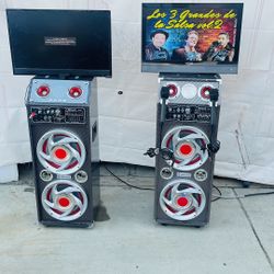 Bocina De Karaoke Con Pantalla