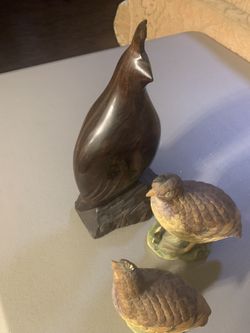 ****  QUAIL FIGURINES