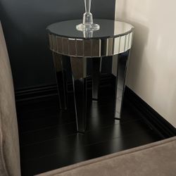 Mirrored Side Table