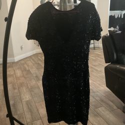 Vintage Sequin Evening Gown