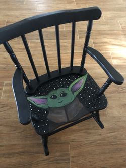 Children’s Chair (Rocker) Baby yoda