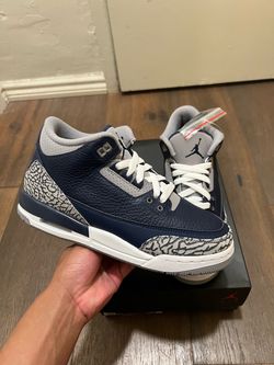 Jordan 3 “Georgetown”  Size 6.5y
