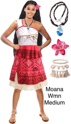 Moana Costume Women Small & Medium Halloween Birthday