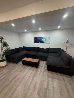 Huge Albany Park Kova 7pcs Sectional Couch Sofa