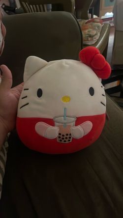 Hello Kitty Boba Tea Squishmallow Plush
