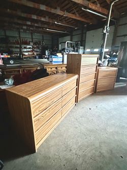 Excellent condition 3 piece dressers set