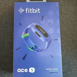 Fitbit Ace 3 Kids 6+ Activity Tracker (NEW)