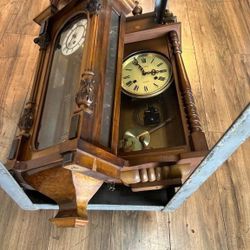 4 Vintage & Antique Wall Clocks 