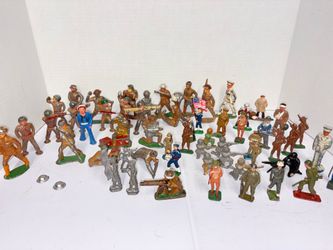 Vintage/Antique Metal Toy Soldiers