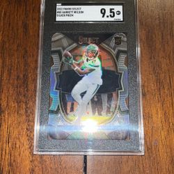 Garrett Wilson Silver Prizm Die Cut SGC 9.5